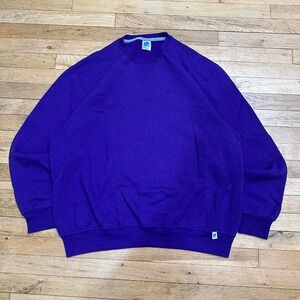 Vintage Purple Russel Crewneck Sweatshirt